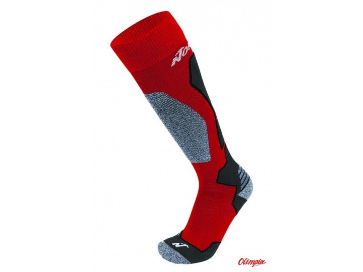 чорапи-NORDICA-HIGH PERFORMANCE MAN-Red/Black/Anthracite